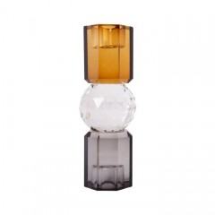 CRYSTAL CANDLE STAND MIX COLOR    - CANDLE HOLDERS, CANDLES